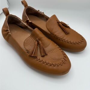 FitFlop Allegro Tassel Loafers Women’s US 11/ EU 43 Tan Light Brown